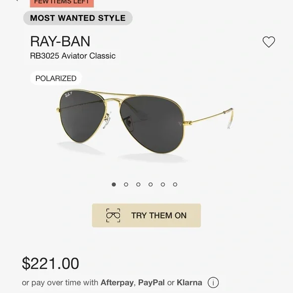 Ray-Ban Aviator Sunglasses